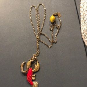 Lilly Pulitzer lobster necklace